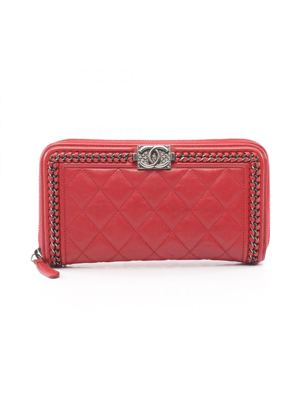 Chanel Boy Zippy Around Lng Wallet #361586C45B